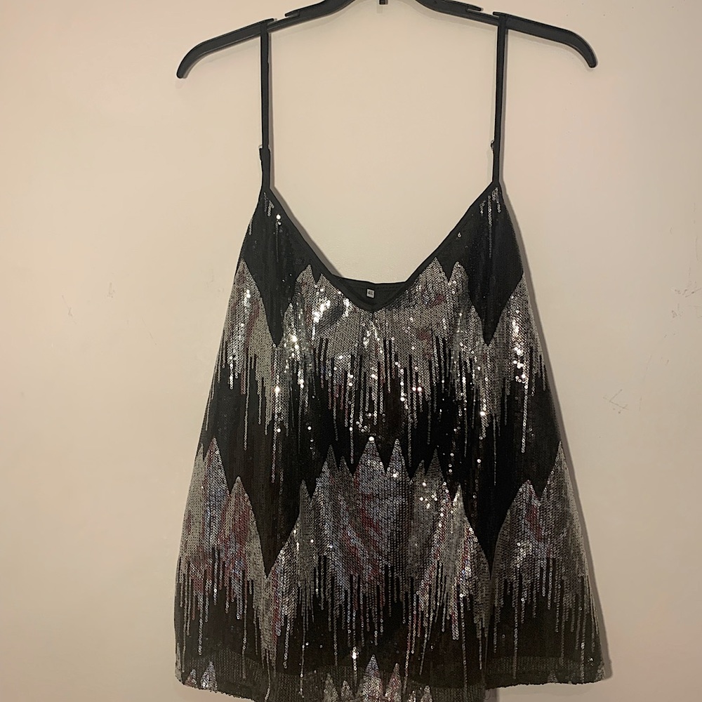 SHEIN Sequins Cami Top